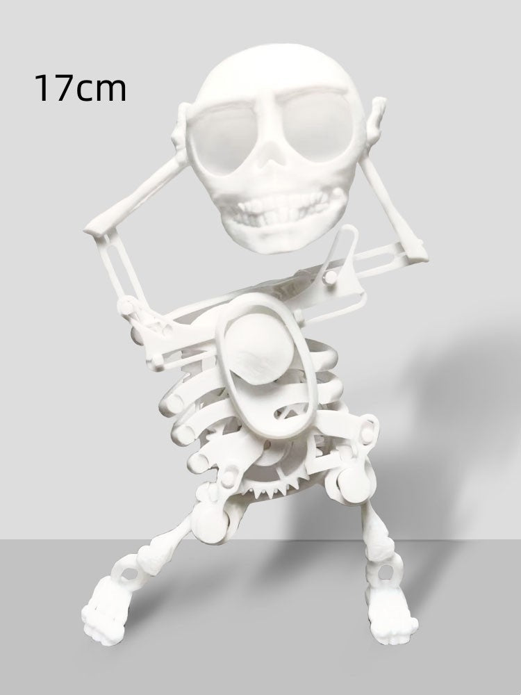 Modelo 3D, Mini estampado de calavera, personalizado, estilo divertido, juguete de la suerte, producto terminado, herramienta de descompresión