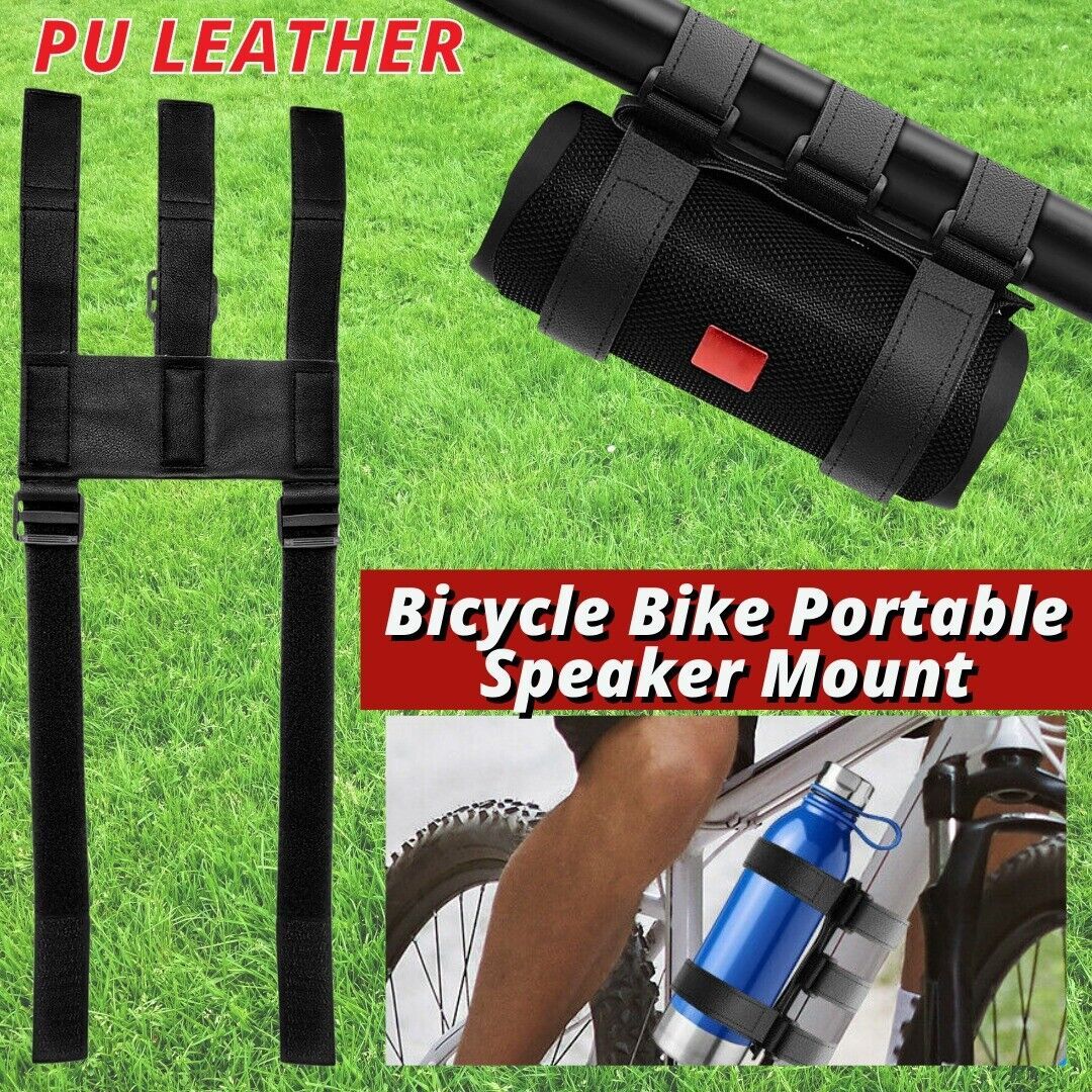 Accesorios de correa ajustable para bicicleta con soporte de Altavoz Bluetooth para carrito de golf y bicicleta