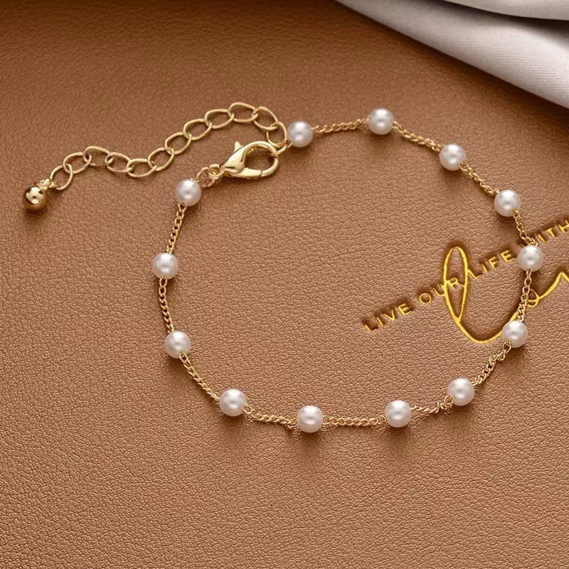 Bracelet de niche simple de style hip hop pour femmes, ornement créatif