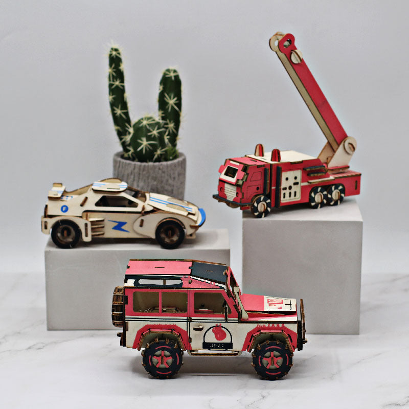 Rompecabezas tridimensional 3D rompecabezas de madera hecho a mano