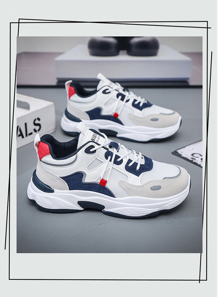 Zapatos casuales deportivos de malla tipo transpirable de primavera para hombres