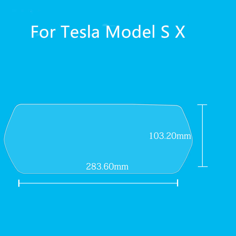 Protecteur d'écran de tableau de bord pour Model X