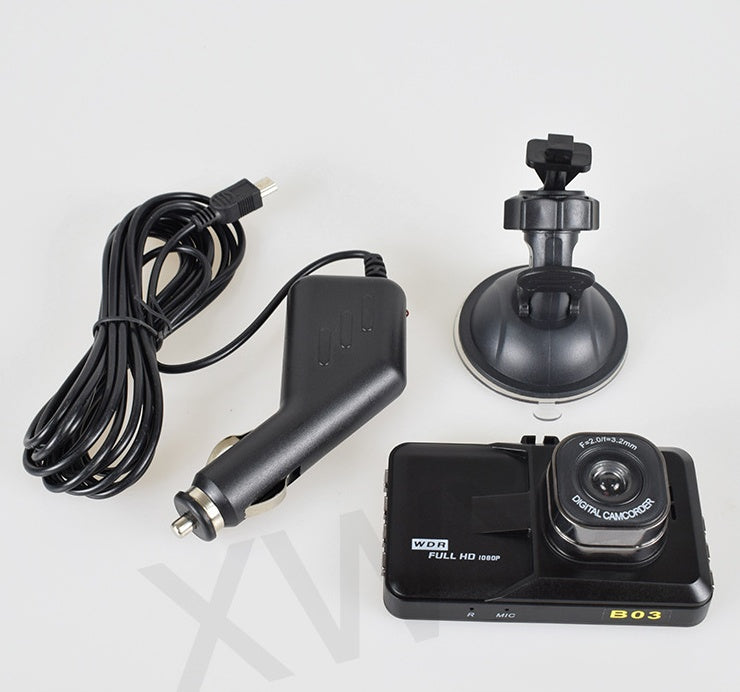 Véhicule vidéo haute résolution 1080P pour voiture, caméra grand angle 140 degrés DVR, enregistreur de vision nocturne avec caméscope numérique