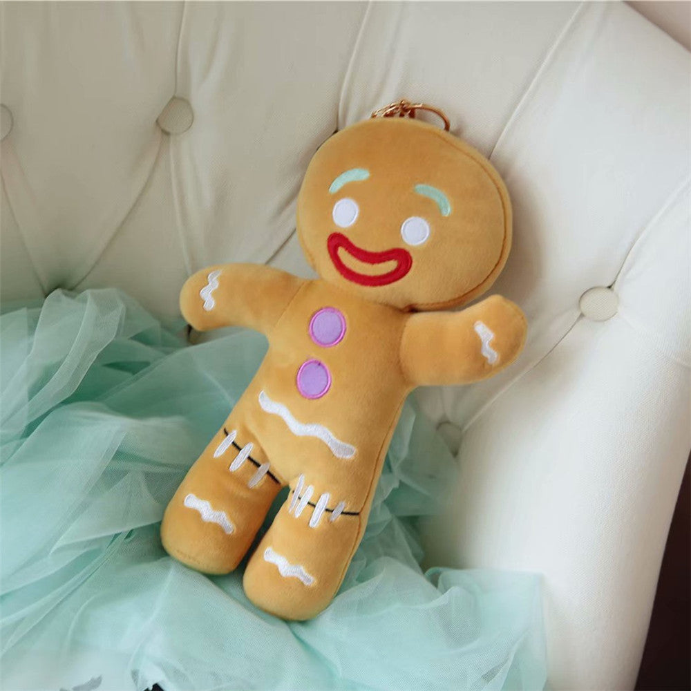 Peluche de hombre galleta de anime de dibujos animados