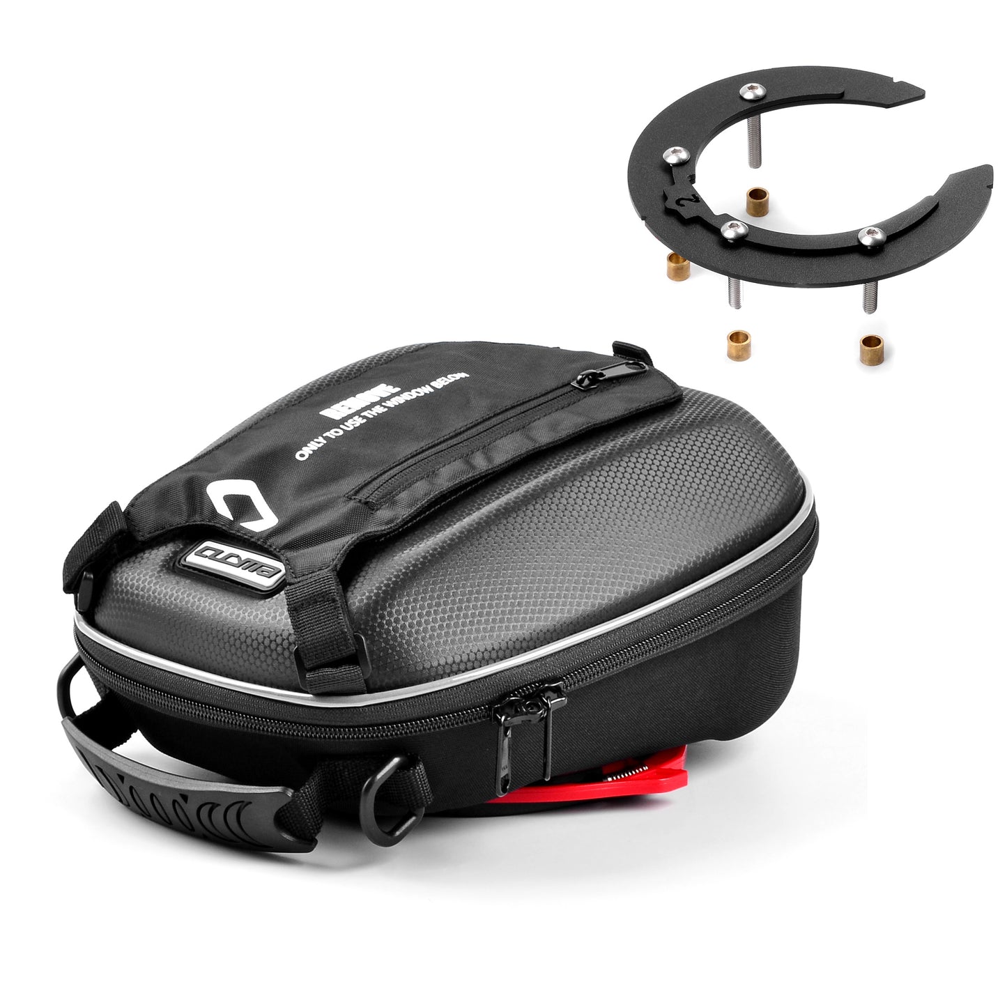 Anneau adaptateur de sac de réservoir de carburant de moto étanche