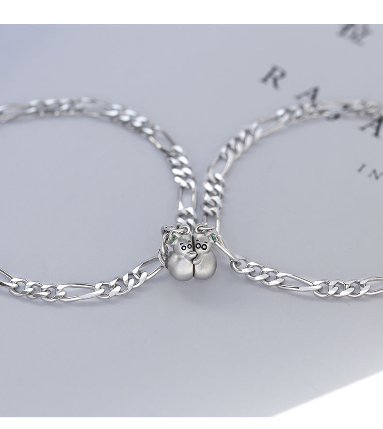 Bracelet magnétique à la mode pour une paire d'amoureux