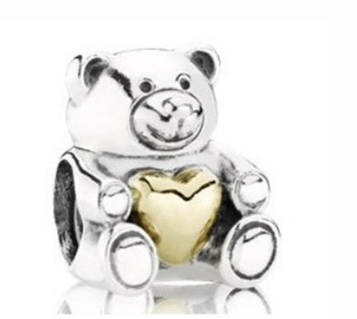 Cooperized Silver Animal Series Penguin Fashion Temperament Bracelet Bracelet String Beads Sub DIY Accessories