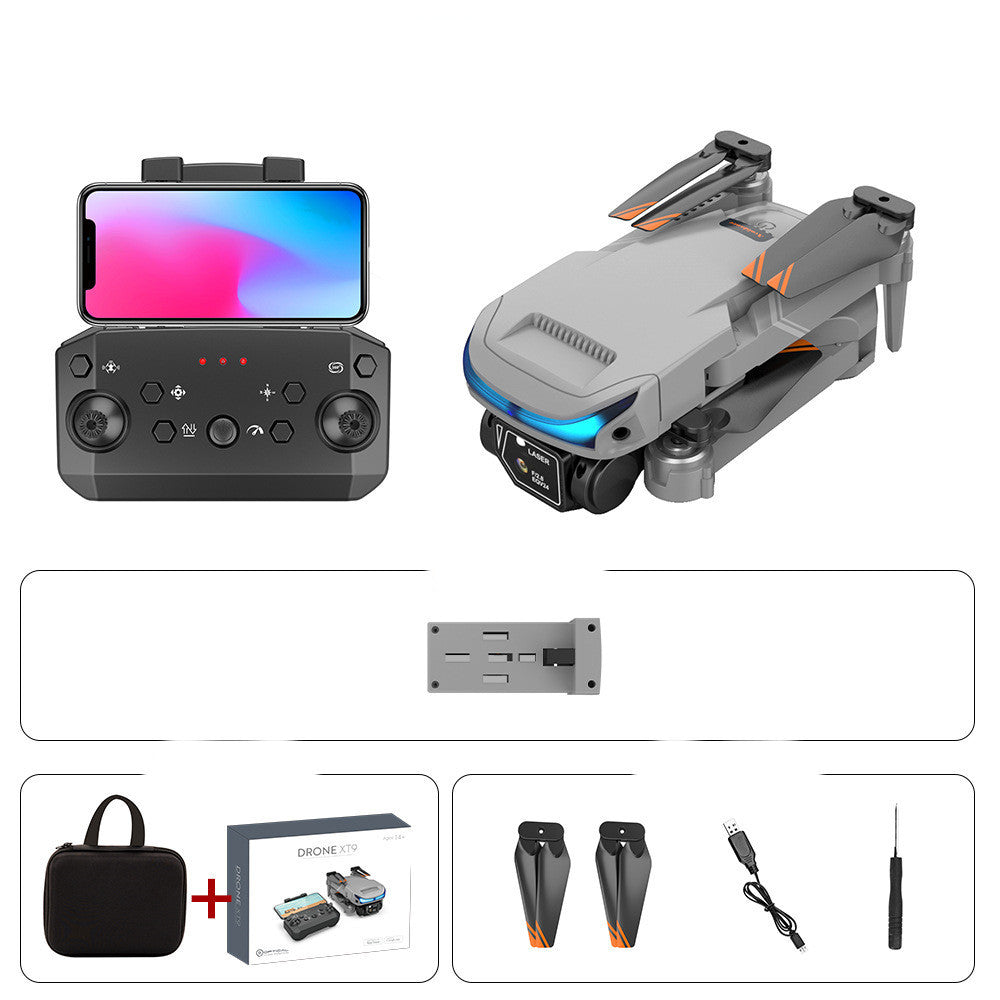 Drone télécommandé à positionnement à hauteur fixe, flux optique multi-rotor à double objectif haute définition