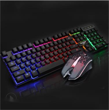 Kit de jeu lumineux clavier et souris USB
