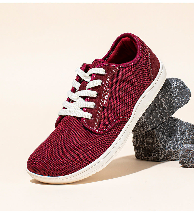 Zapatos casuales deportivos de fondo suave de cuero de gamuza de otoño para hombres