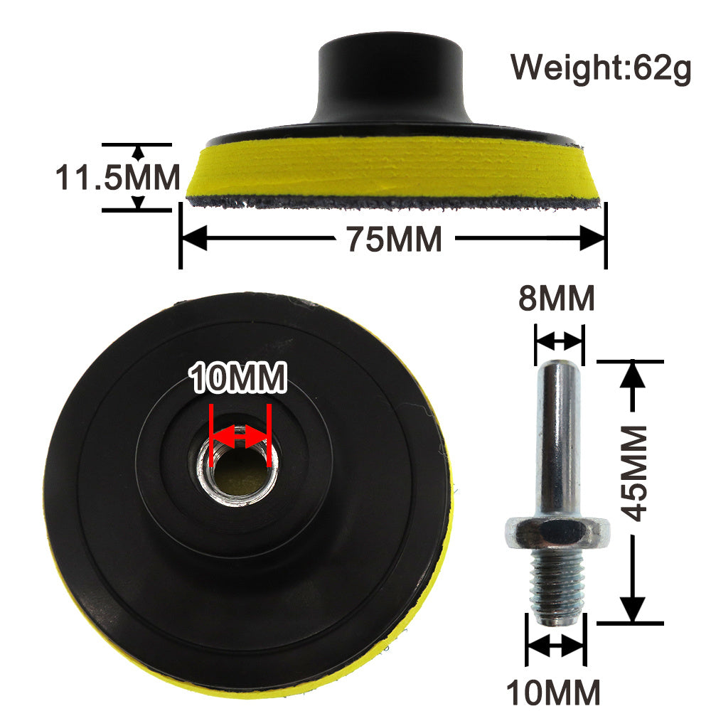 3 Inch 7-piece Car Polishing Sponge