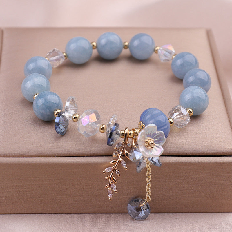 Women's Fashionable Elegant Natural Stone Crystal Bracelet