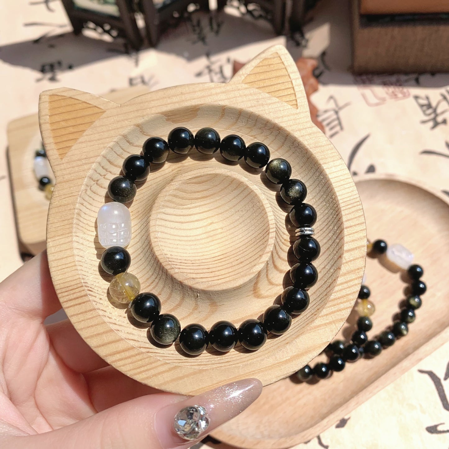 Bracelet en cristal de niche de style bricolage naturel