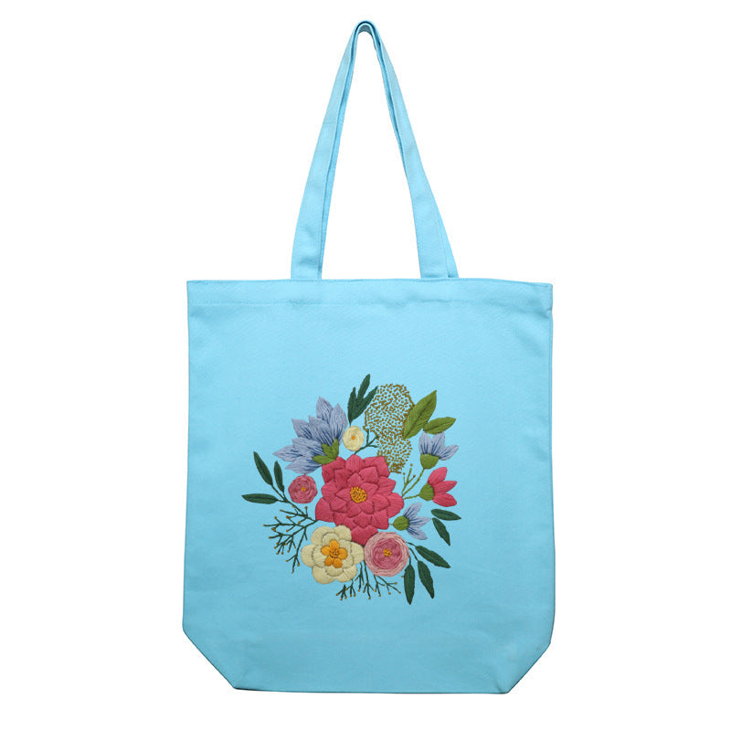 Embroidery Handmade Diy Material Canvas Shoulder Bag