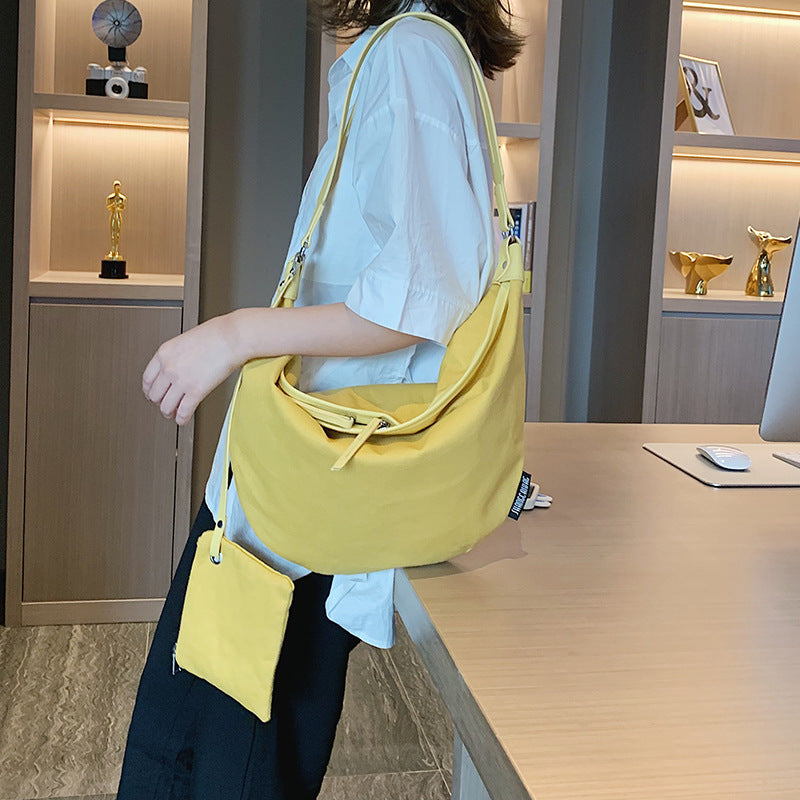 Sac à bandoulière en toile pour femmes, sacs de raviolis, sacs à bandoulière décontractés à la mode