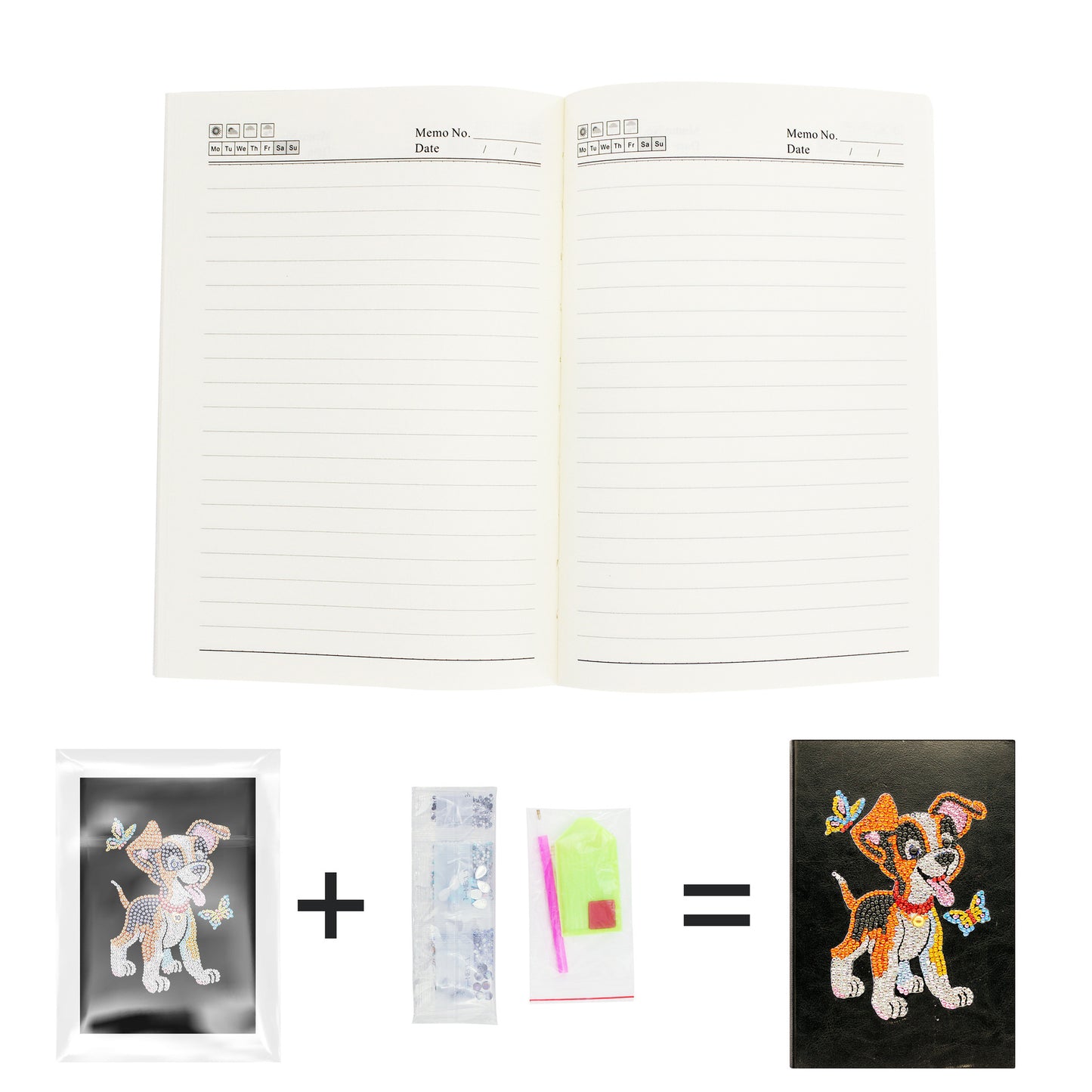 Diamond painting notebook