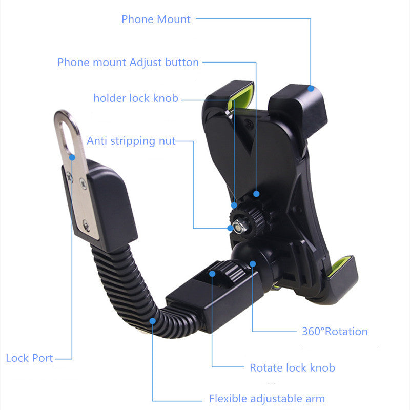 Support de téléphone portable pour moto électrique