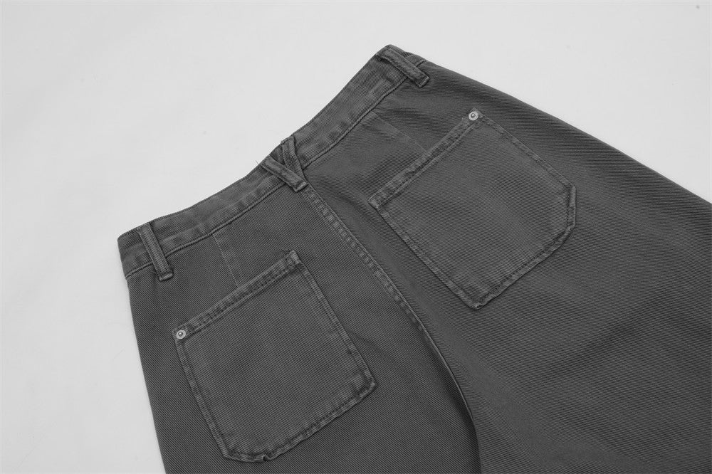 Fashion Washed And Worn Retro Overalls Men