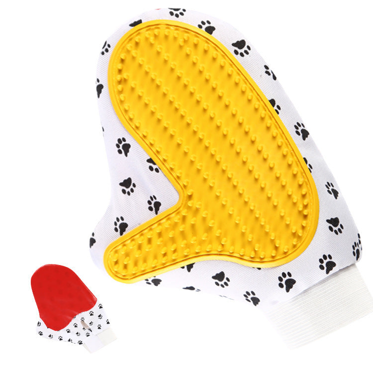 Gant de brosse en Silicone pour animaux de compagnie, démêlage, toilettage doux et efficace, gant pour chat, bain pour chien, fournitures de nettoyage pour animaux de compagnie, accessoires pour chiens