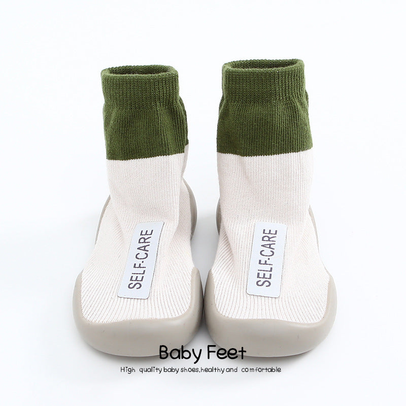 calcetines de bebé zapatos piso zapatos antideslizantes