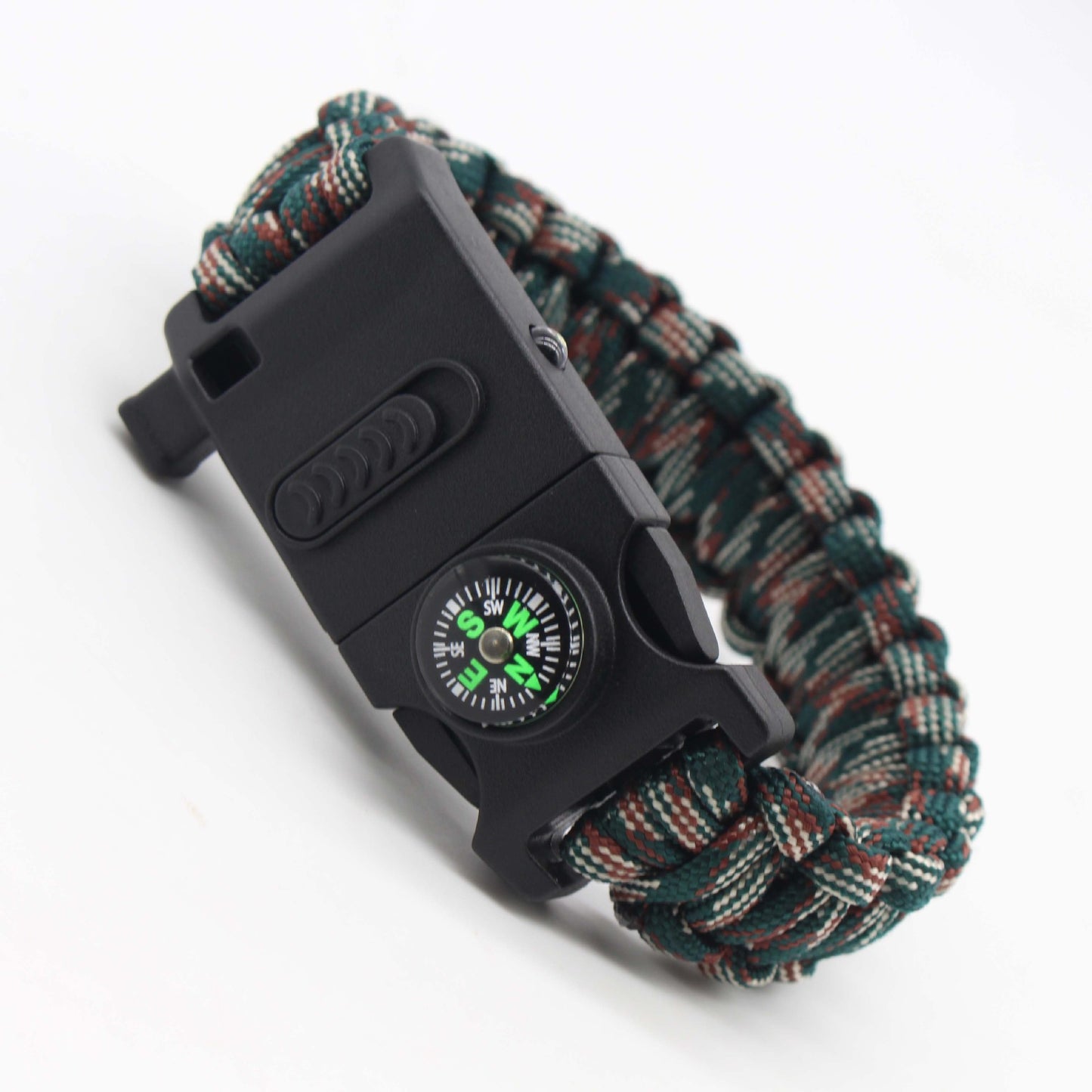 Lámpara de iluminación de pulsera de Paracord multifuncional para exteriores