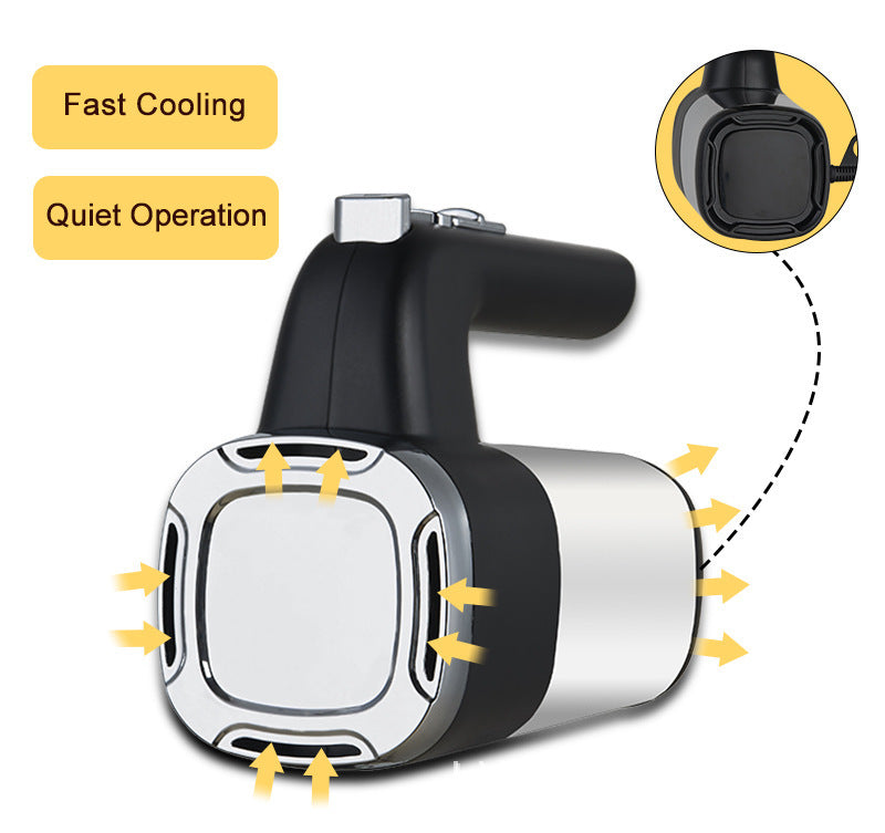 Batidora de mano eléctrica de alta potencia, 5 velocidades, 500W, batidora de masa, batidora de huevos, batidora manual para cocina de 220V