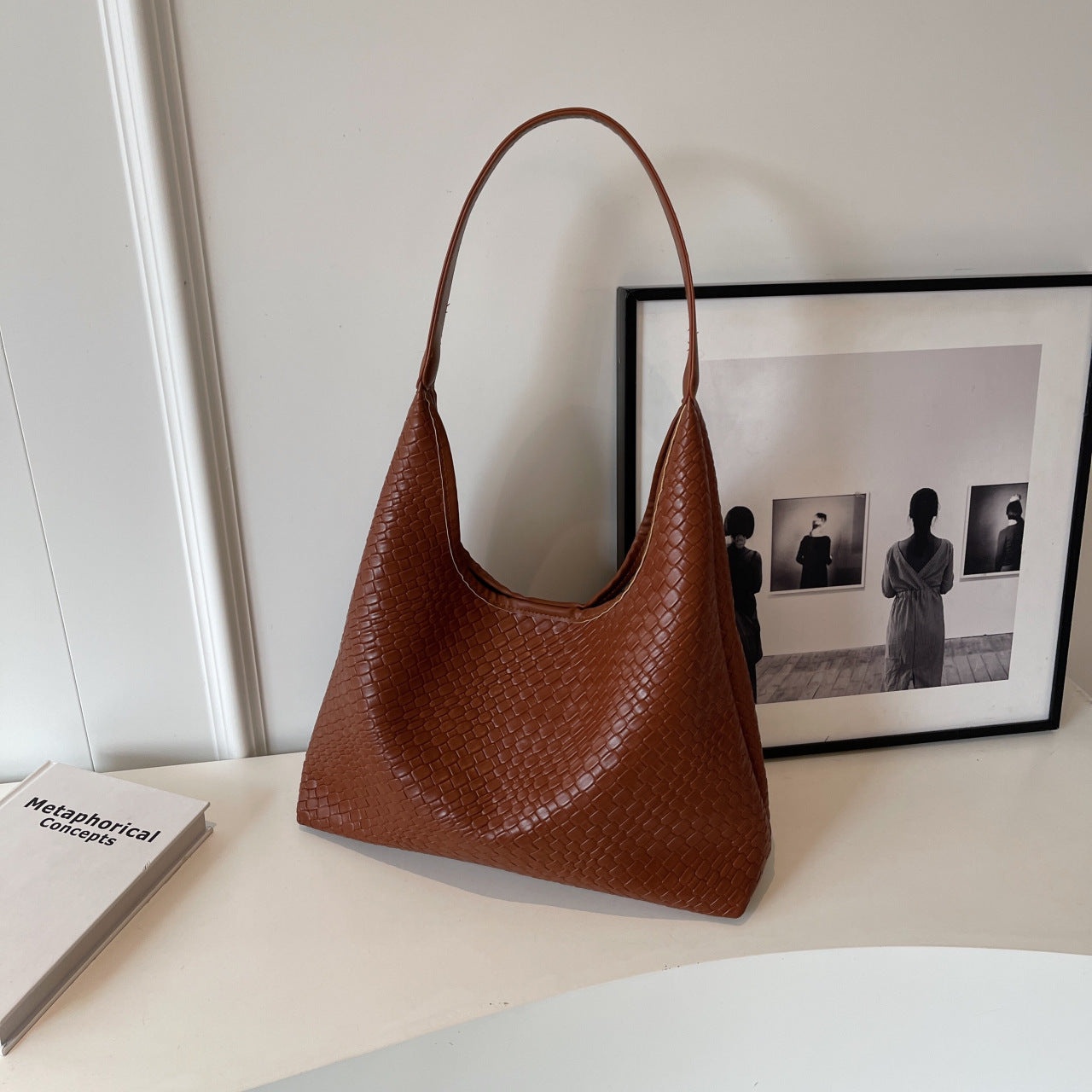 Sac en relief tissé de mode rétro