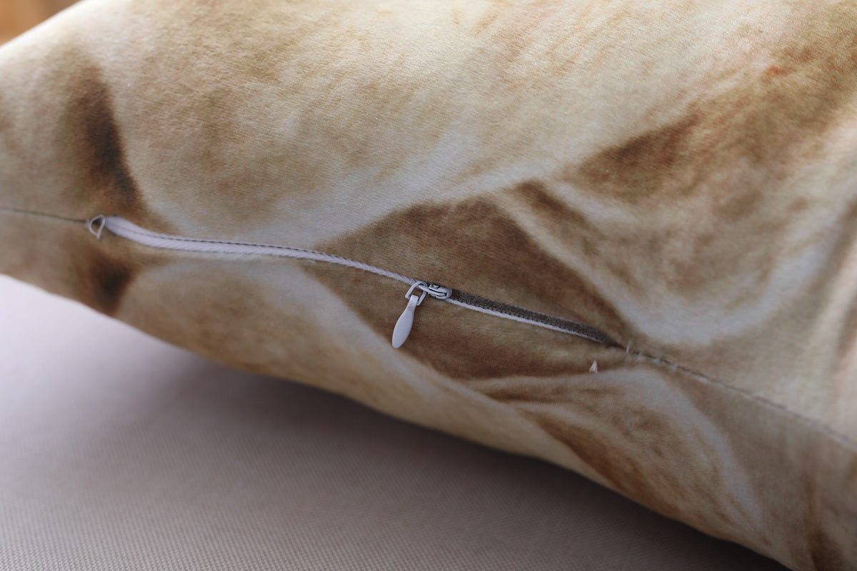 Almohada de peluche de Belldog de simulación 3D, muñeca de la vida Real, divertida almohada para siesta, almohada para sofá suave tumbado boca abajo