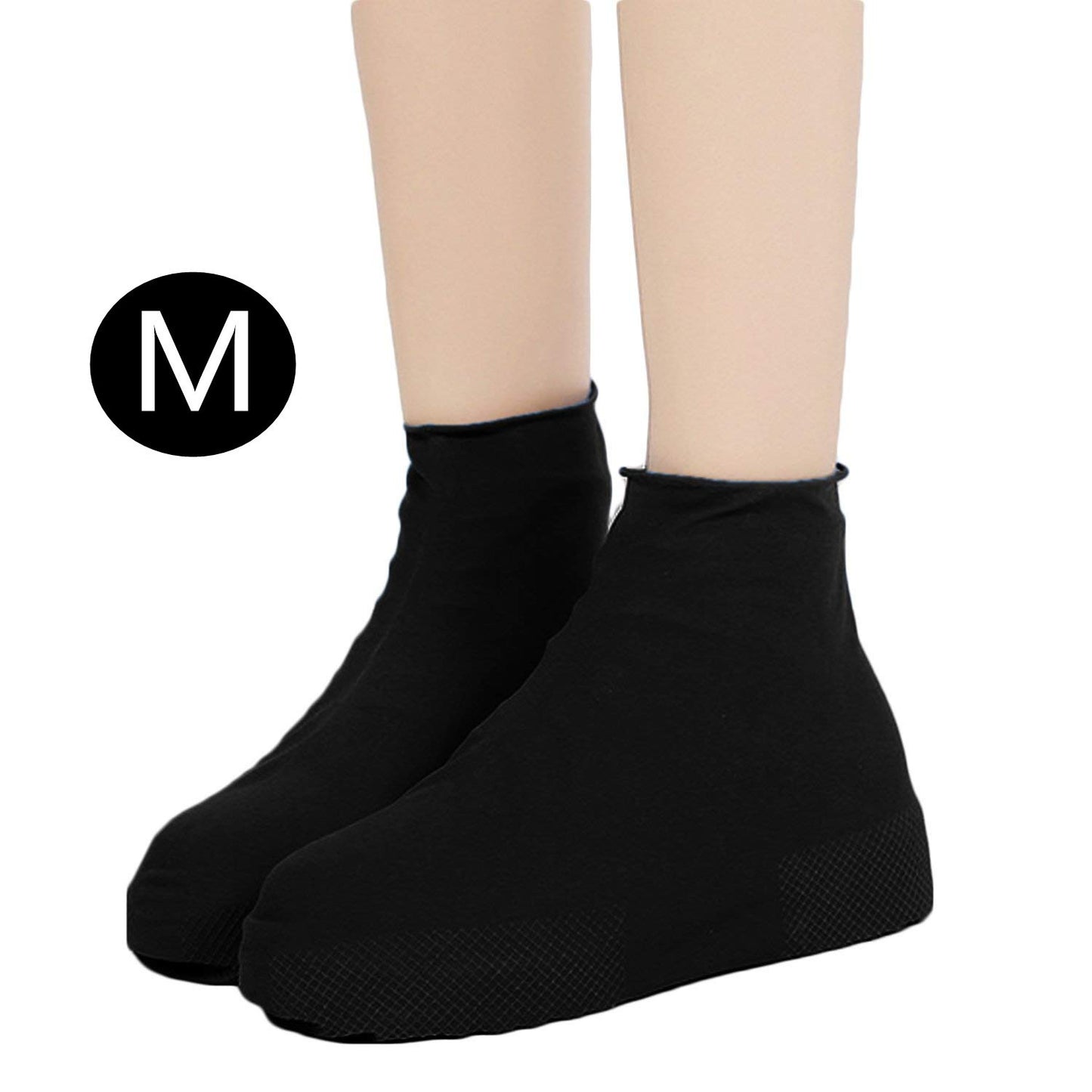 Bottes de pluie en silicone faciles à transporter pour hommes et femmes