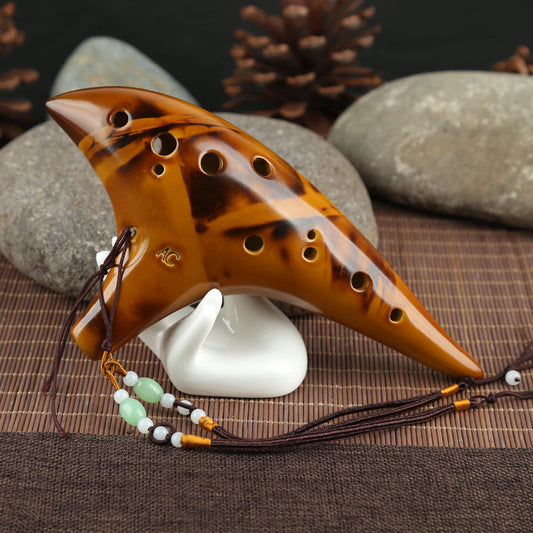 Ocarina fumant à 12 trous