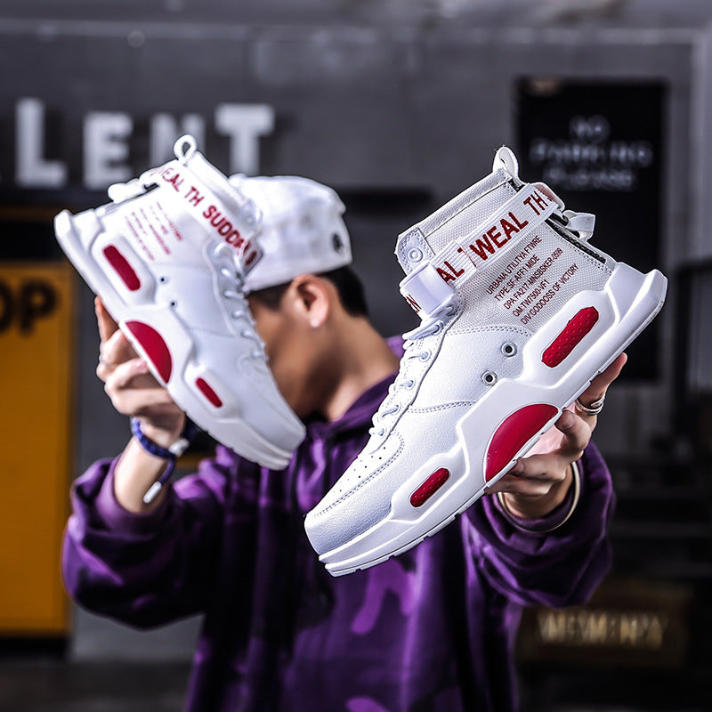 Chaussures montantes en toile pour hommes, chaussures de sport Hip Hop de plein air