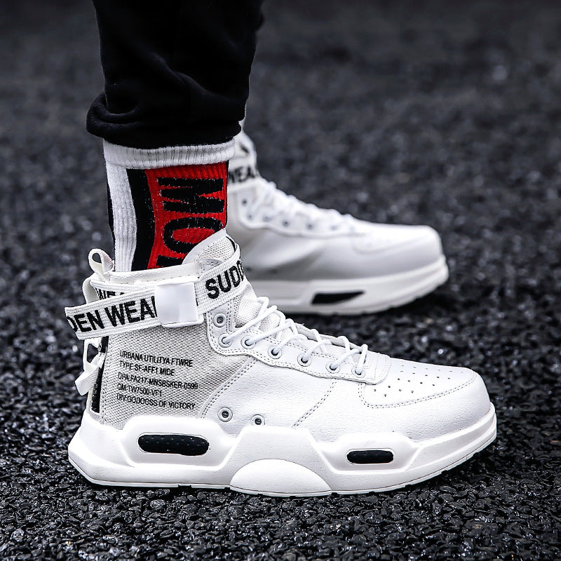 Chaussures montantes en toile pour hommes, chaussures de sport Hip Hop de plein air