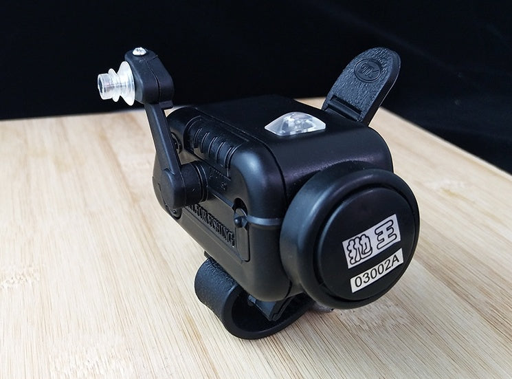 Alarma de pesca con caña de mar