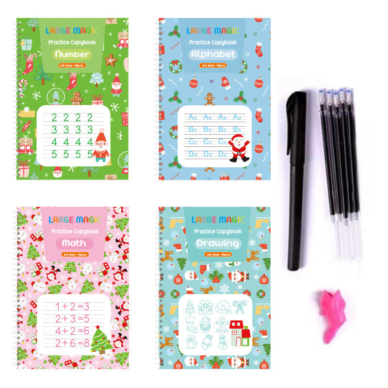 Versión en inglés del cuaderno Groove, cuaderno gratuito de Navidad y Halloween, dibujos animados para niños