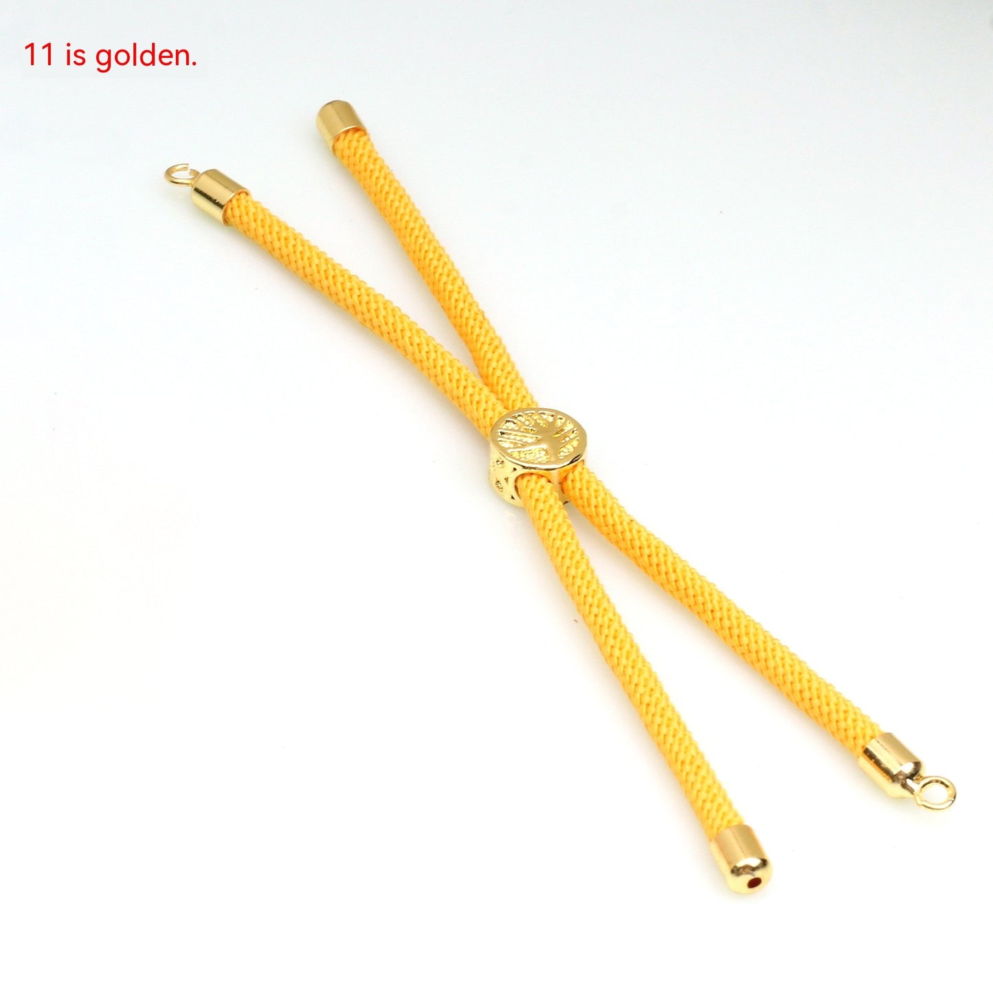 18K Bag Gold Buckle Color Retention 3MM Milan Bracelet Bracelet Adjustable Push-pull Semi-finished Product Accessories