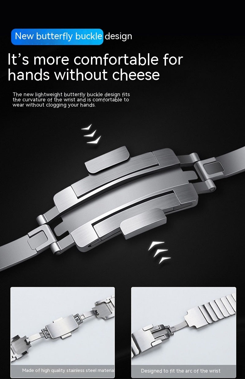 Correa de reloj Nueva cadena de acero inoxidable Correa de acero Correa de reloj 87