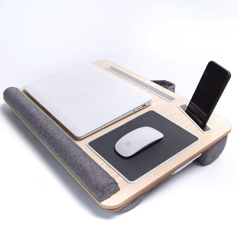 Escritorio para ordenador portátil, mesa de cama portátil plegable y perezosa para el hogar