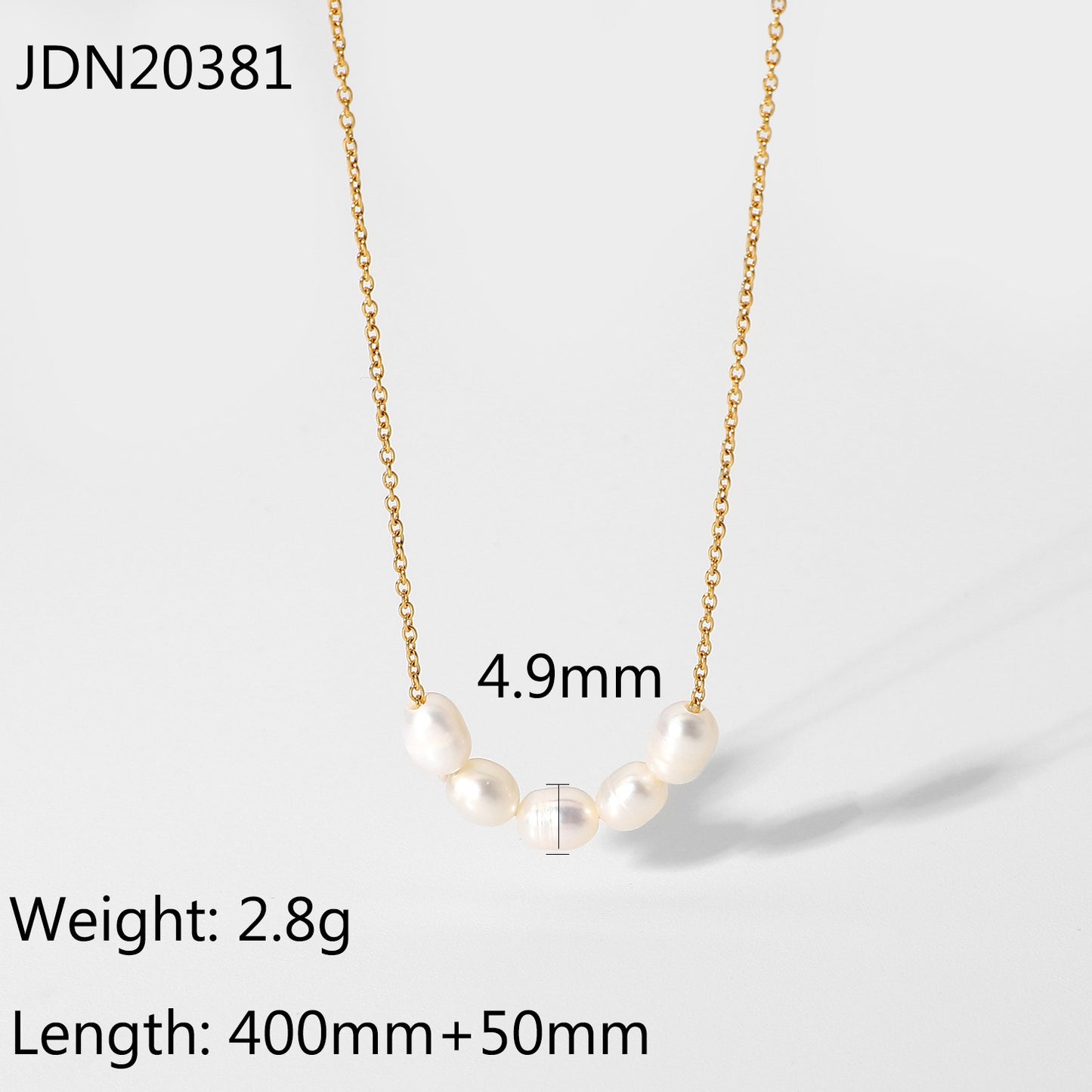 Collier de clavicule plaqué or 18 carats, collier de perles d'eau douce naturelles, ornement