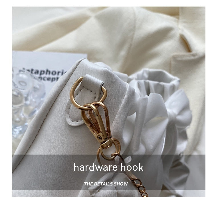 2022 New Fashion Casual Chain Crossbody Cute Bow Shoulder Underarm Bag