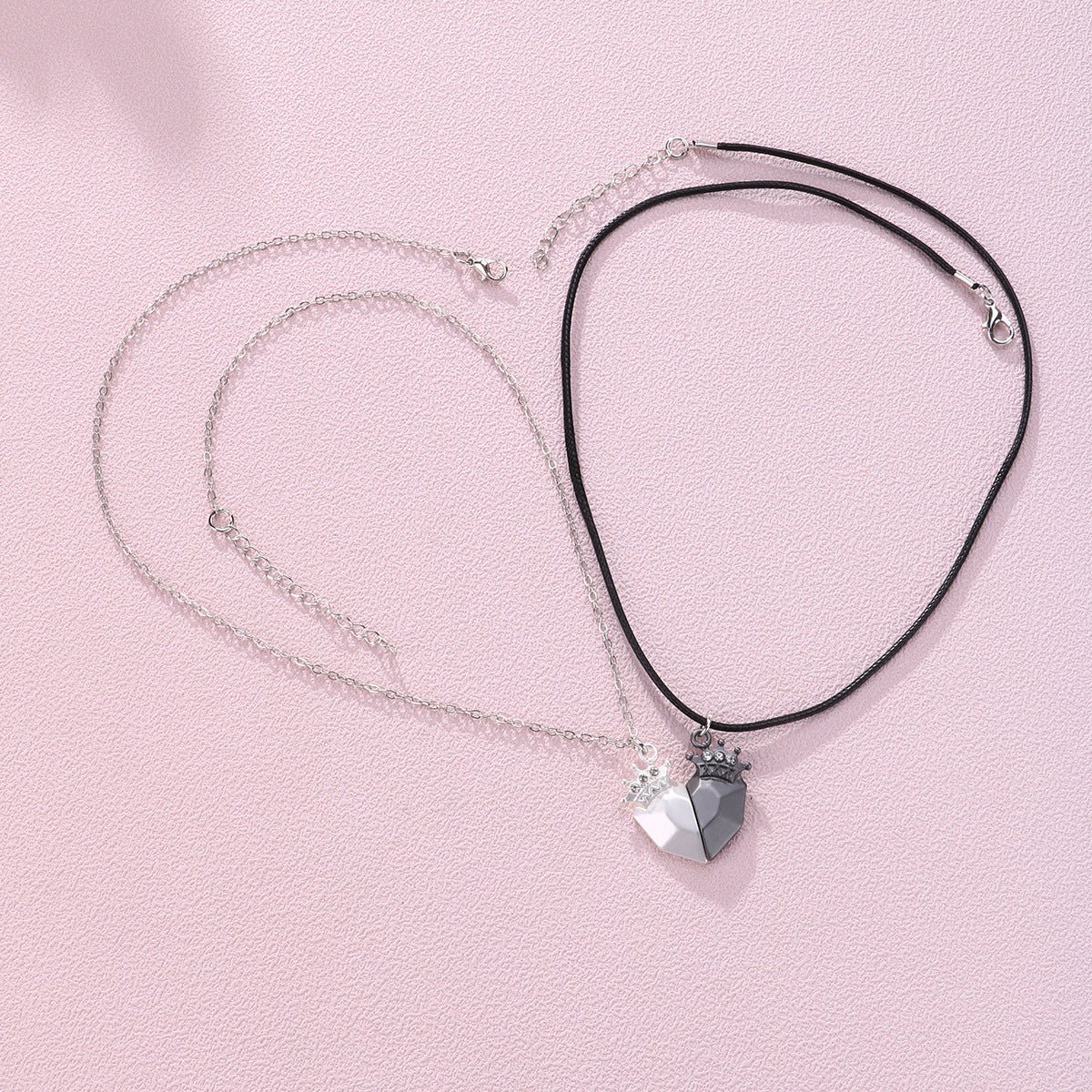 Amor Corona Deseo Piedra Collar Moda Aleación