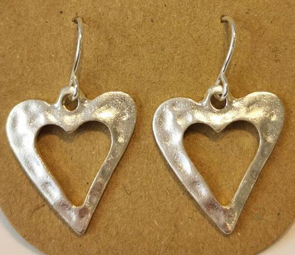 Boucle d'oreille rétro en forme de cœur pour la Saint-Valentin, Station indépendante