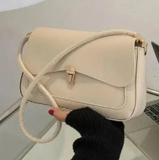 One Shoulder Solid Color Simple Bag Women