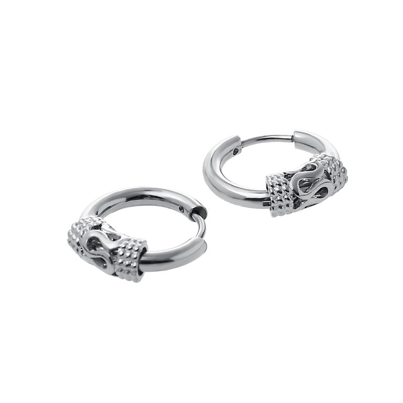 Bold Punk Hip Hop Simple Stud Earrings