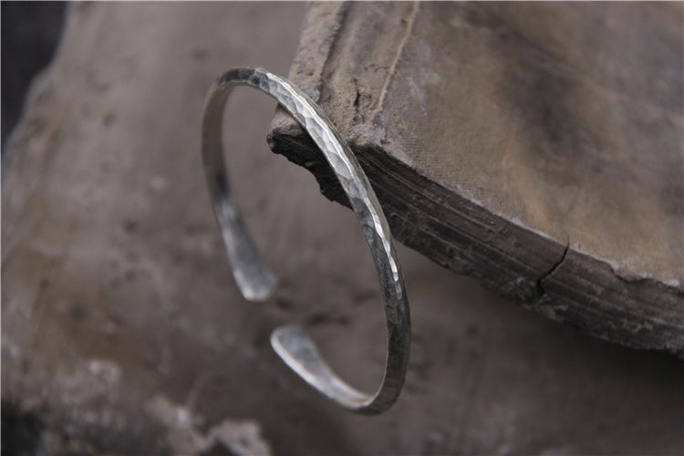 925 Thai Silver Retro Bracelet Handmade Personality Stylish Adjustable Sterling Silver Bracelet