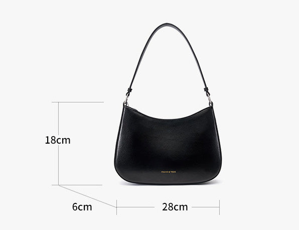 Sac en cuir baguette mode femme
