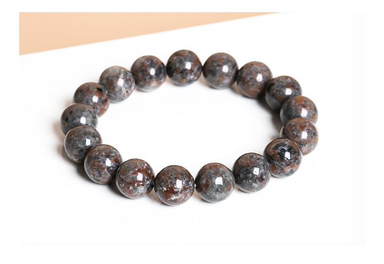 Ornement de bracelet en pierre de flamme naturelle