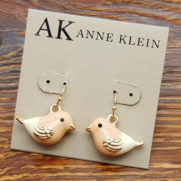 Colored Enamel Glaze Lovely Birds Creative Earrings