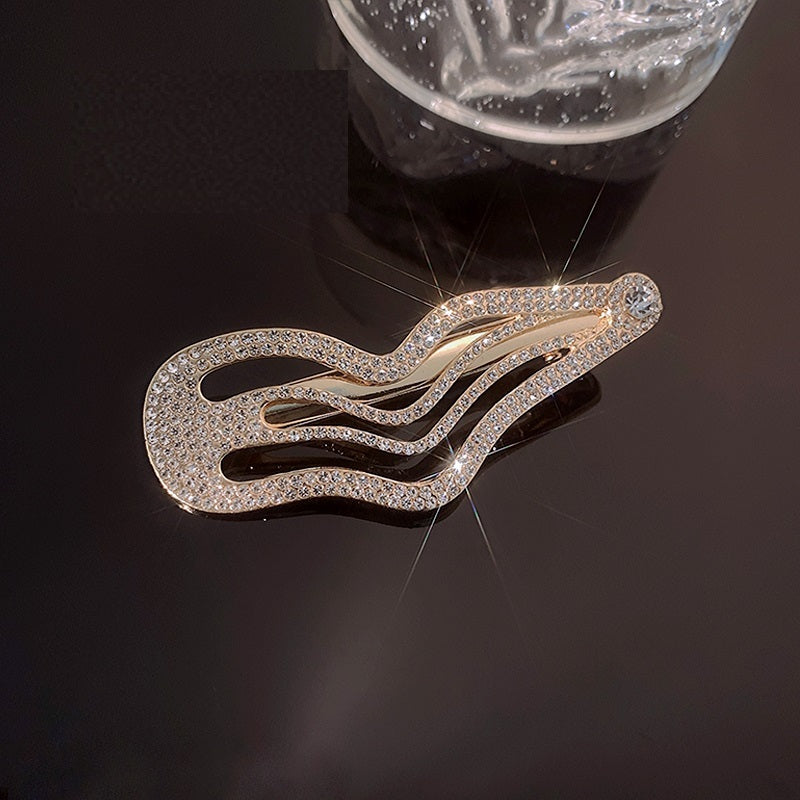 Líneas irregulares Bang Sweet Cool Clip lateral de diamante completo