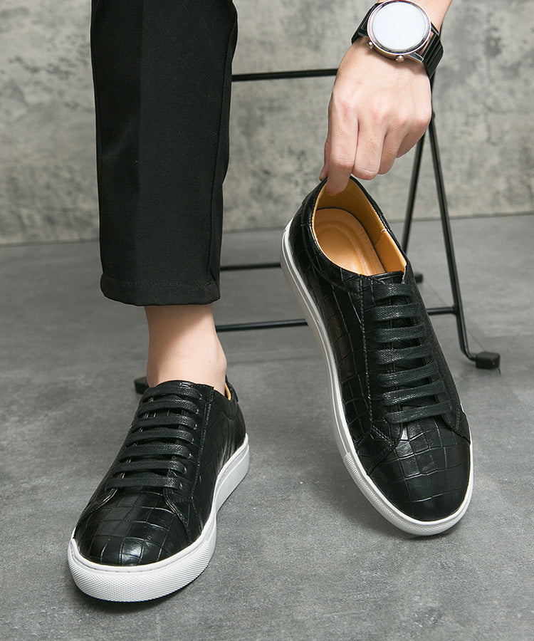 Zapatos casuales de moda con personalidad transpirables de moda resistentes al desgaste para hombres