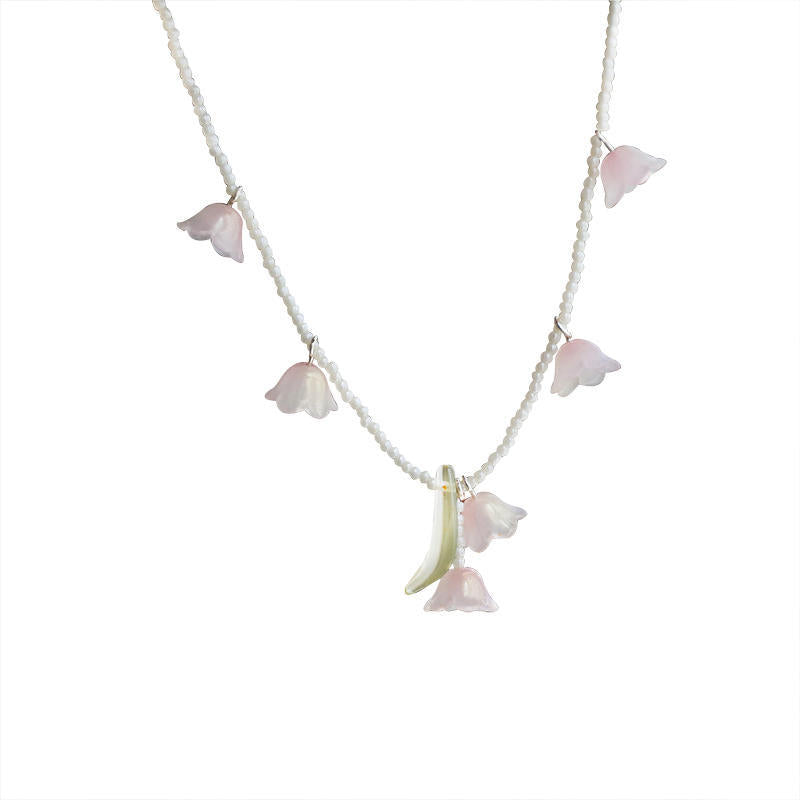 Collar de plata de ley 925 estilo Mori original